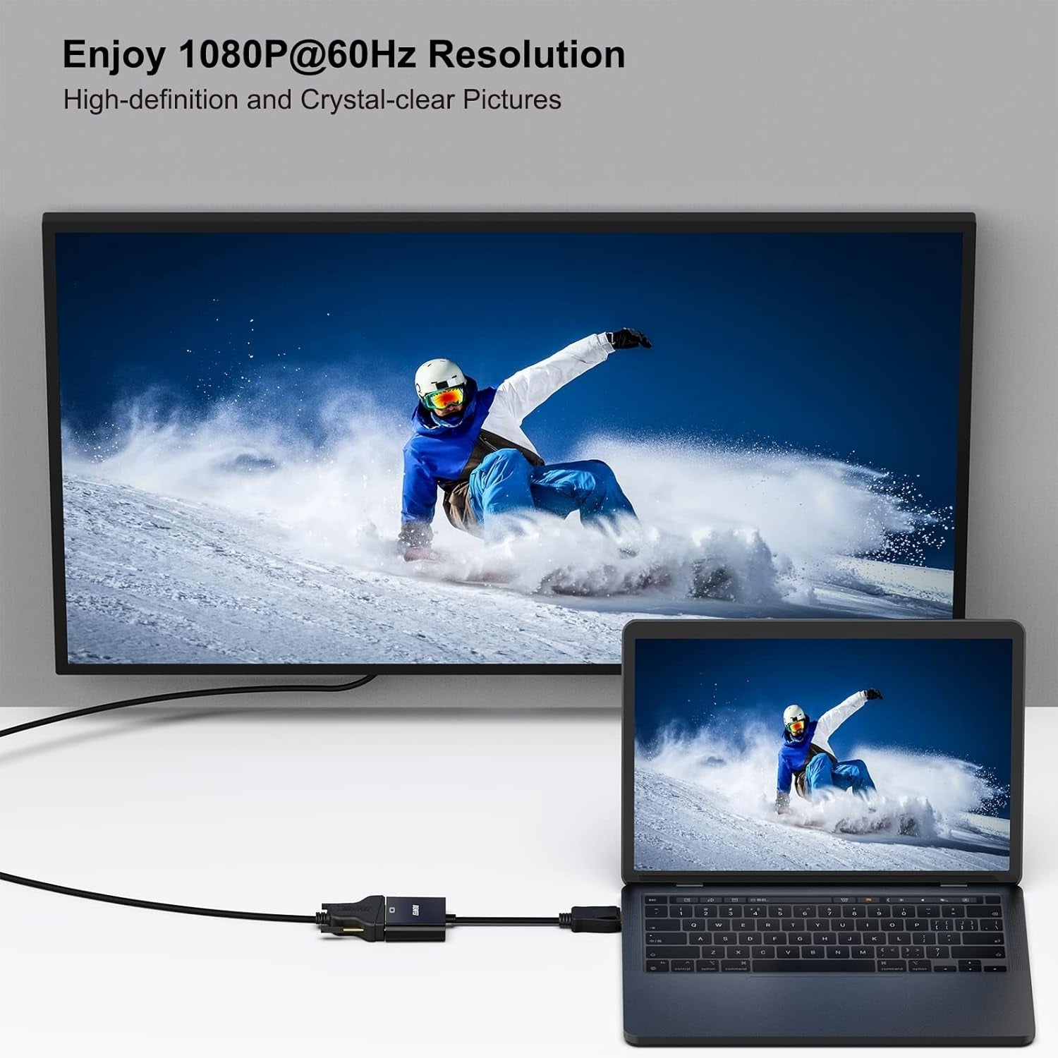 BENFEI DisplayPort to DVI DVI-D Single Link Adapter - SuperSaverAU - view 5