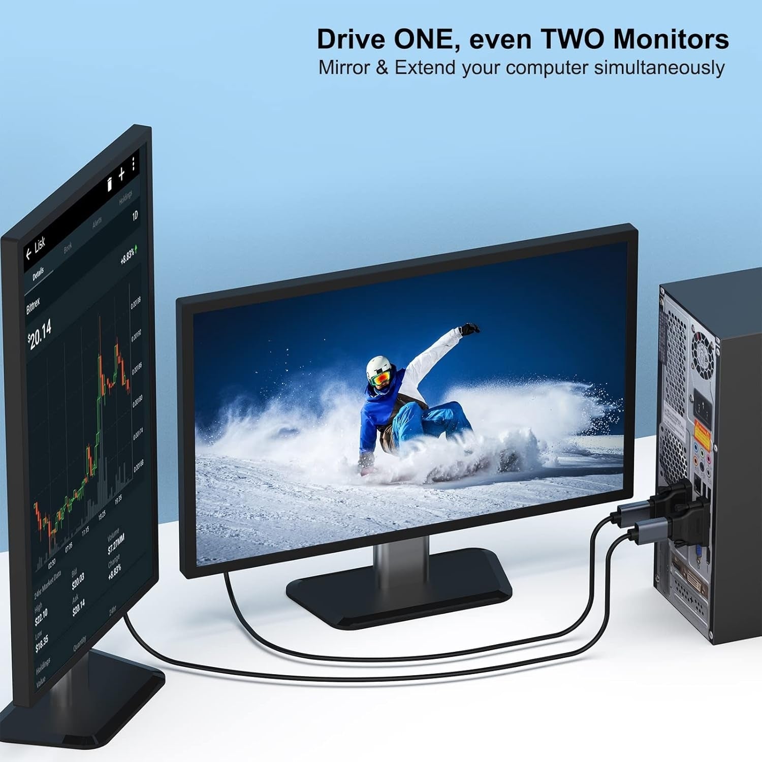 BENFEI DVI to HDMI, Bidirectional DVI to HDMI Male to Female 2 Pack - SuperSaverAU - view 7