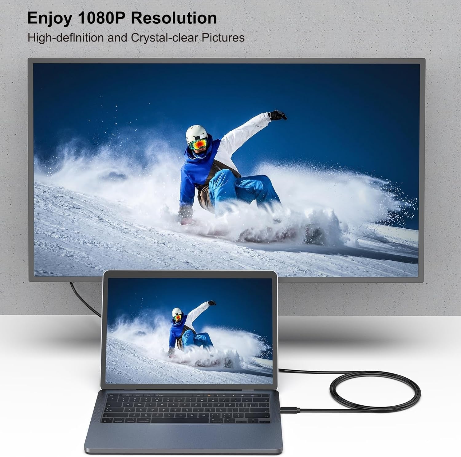 BENFEI USB C to DVI Cable 1.8m - SuperSaverAU - view 2
