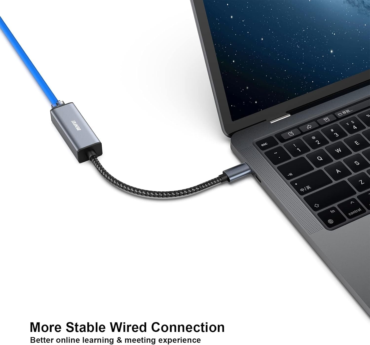 BENFEI USB-C to Ethernet Adapter (Thunderbolt 3 to RJ45) - SuperSaverAU - view 3