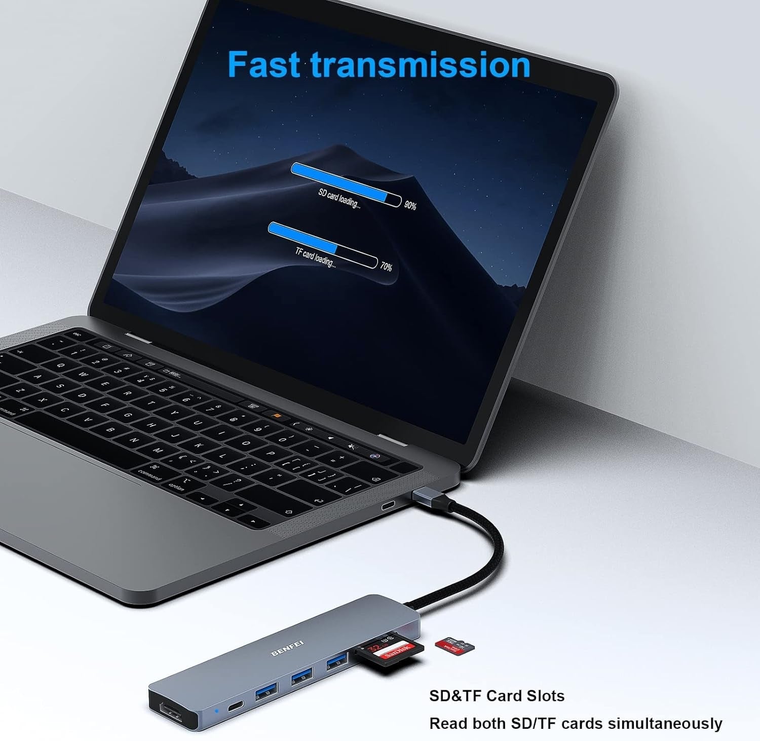 BENFEI USB C HUB 7-in-1 - SuperSaverAU - view 5