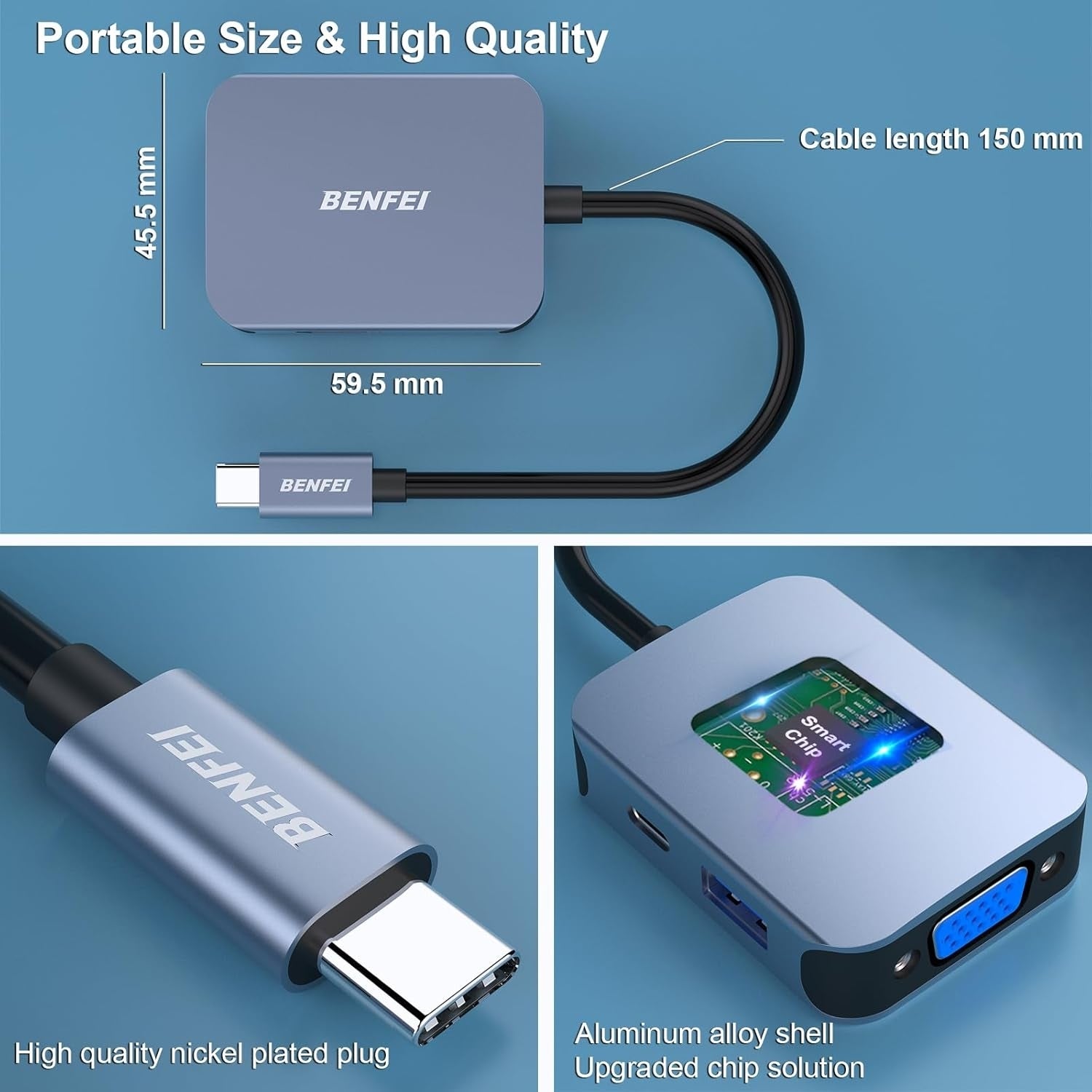 BENFEI USB C HUB 4-in-1 - SuperSaverAU - view 6