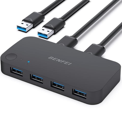 BENFEI 4-port USB 3.0 Switch - SuperSaverAU - view 1