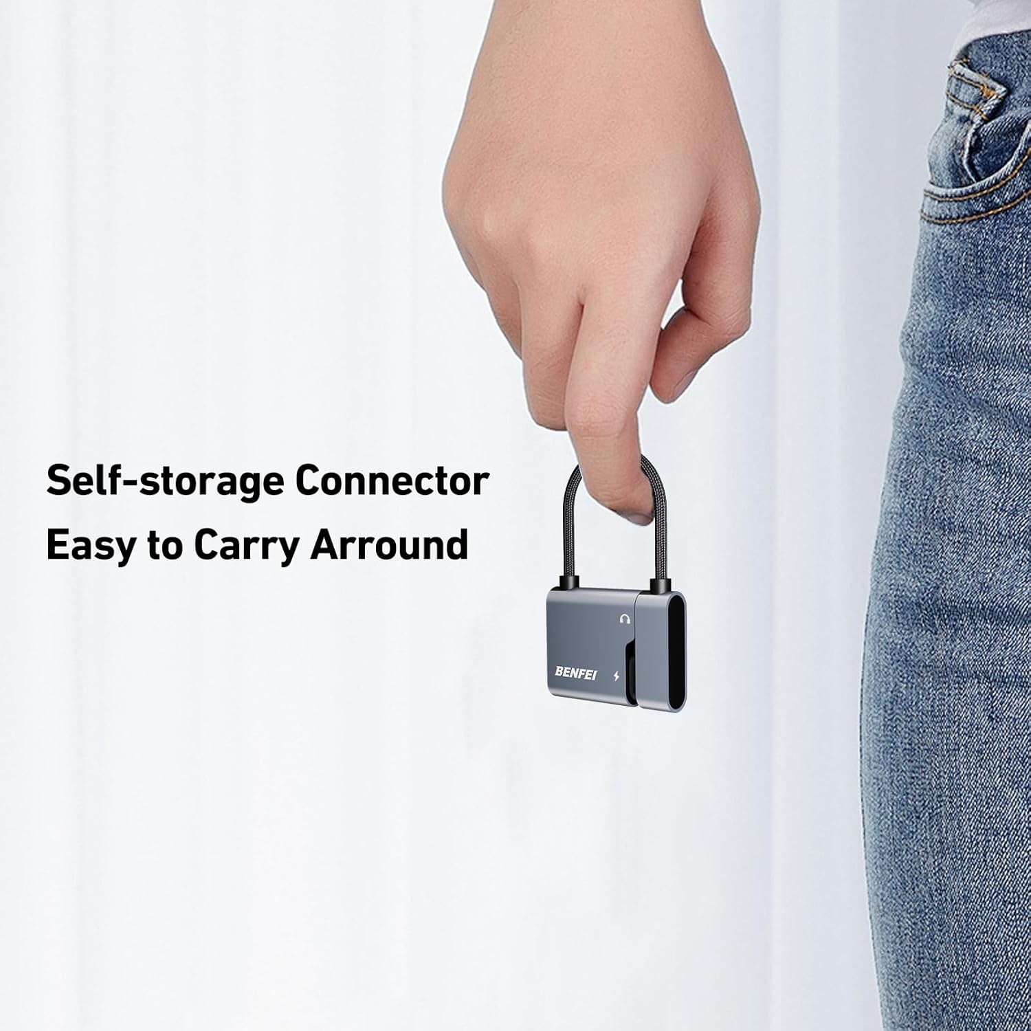 BENFEI USB C to Audio Jack Adapter with 60W Fast Charging - SuperSaverAU - view 6