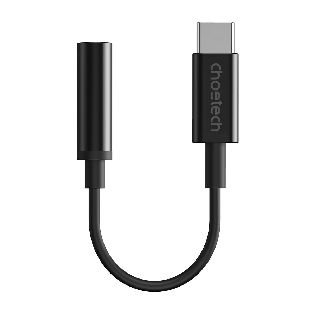 CHOETECH USB-C to 3.5mm Female Headphone Adapter, HiFi Sound, 10cm Length - SuperSaverAU - view 2