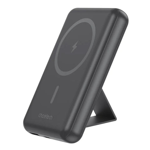 CHOETECH B662-BK USB-A + USB-C + Wireless Magnetic Power bank 5000mAh (Black) - SuperSaverAU - view 1