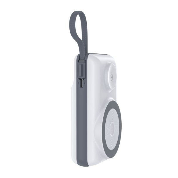 CHOETECH B696-WH 20000mAh 22.5W USB-A + USB-C x 2 + MagLeap Wireless Charge Power Bank White - SuperSaverAU - view 5
