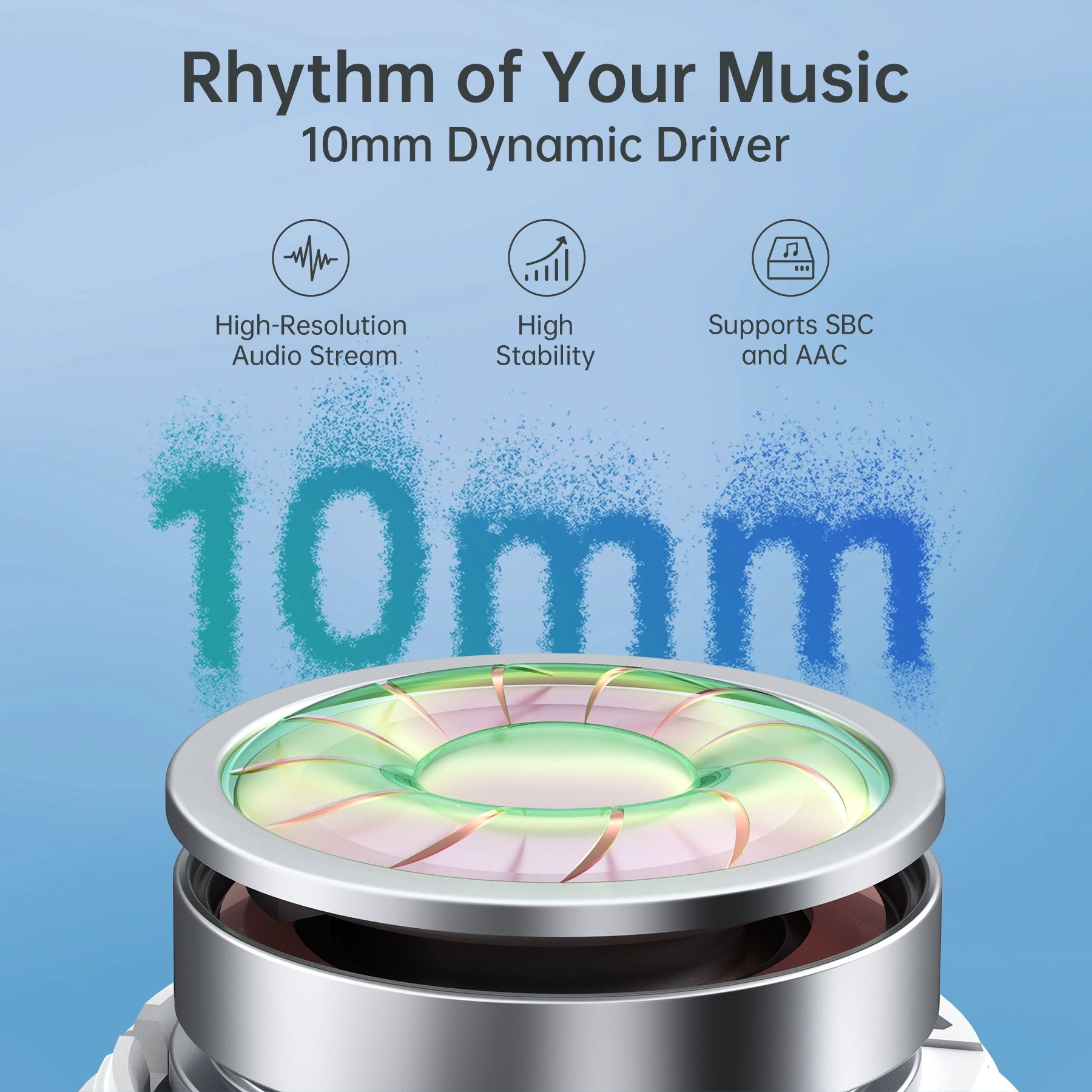 Choetech TWS Bluetooth 5.1 Wireless In-Ear Headphones White - Ergonomic, Compact, Long Battery - SuperSaverAU - view 2