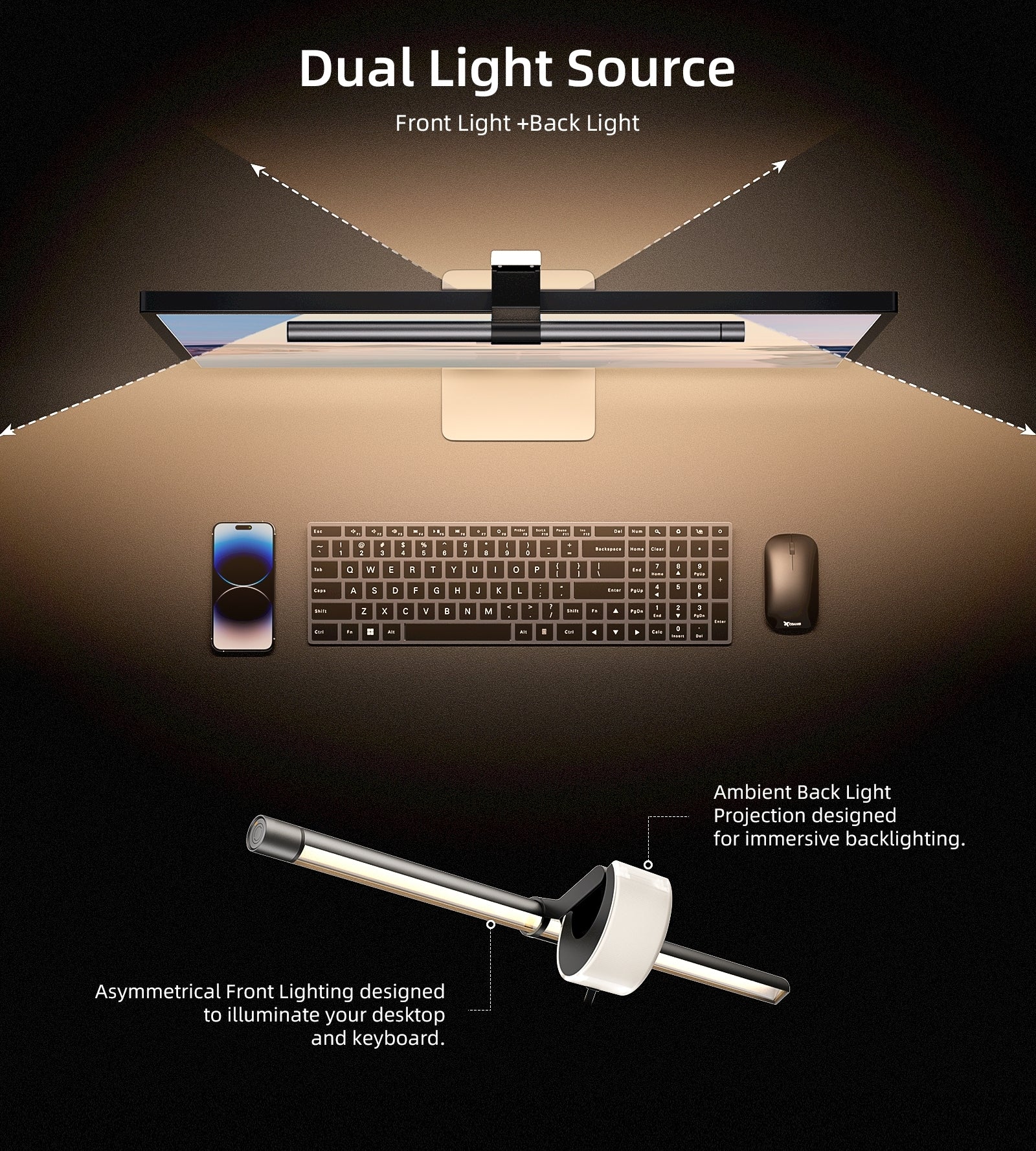 CHOETECH E1132 Elesense Computer Back Light Bar - SuperSaverAU - view 10
