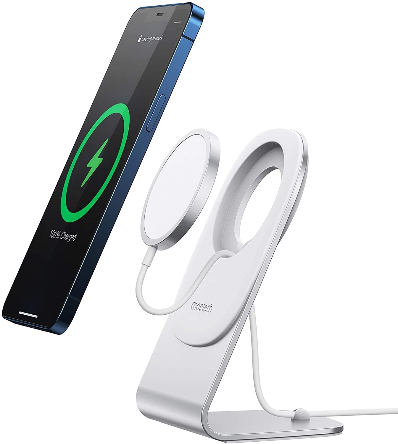 Choetech H046 Phone Stand For MagSafe Charger Aluminum (Stand Only) - SuperSaverAU - view 2
