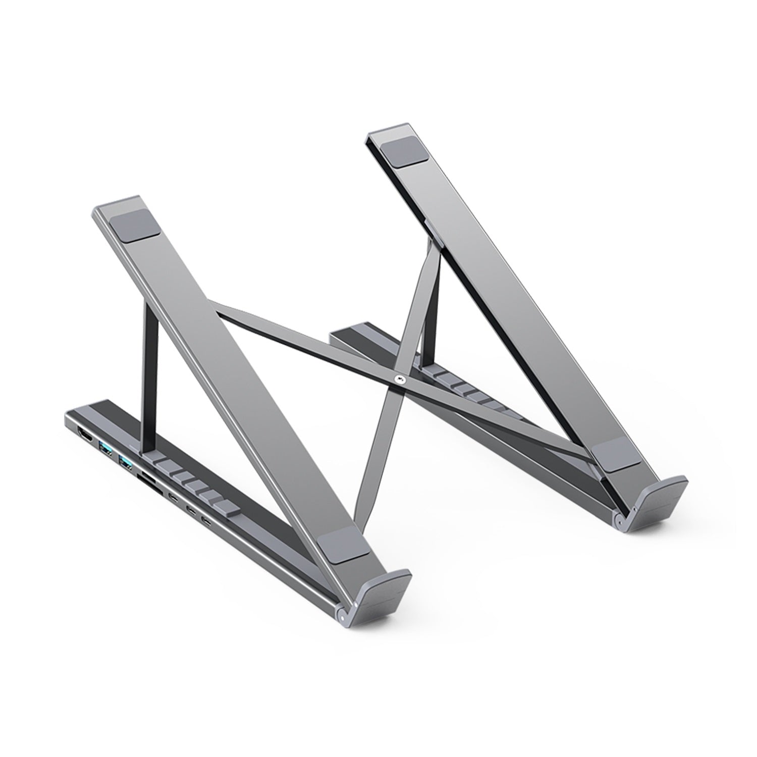 CHOETECH 7-in-1 USB-C Hub & Foldable Laptop Stand with HDMI 4K, PD Charging - SuperSaverAU - view 1