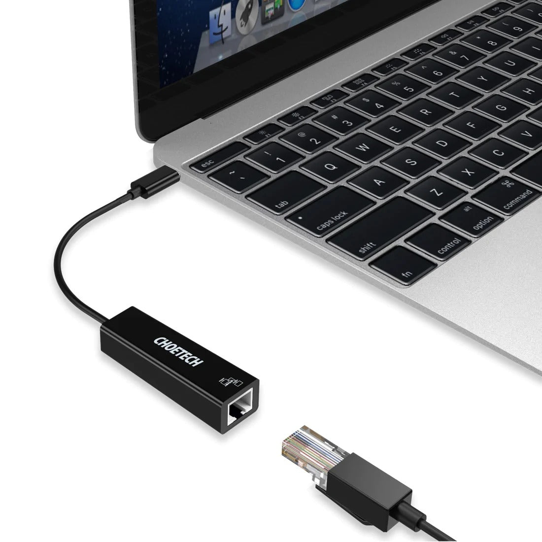 CHOETECH HUB-R01 USB 3.1 Type-C To RJ45 Gigabit Ethernet Adapter - SuperSaverAU - view 3