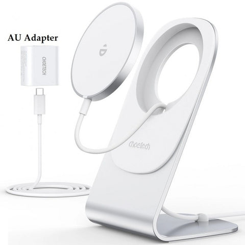 CHOETECH MA00117-SL MagLeap Magnetic Wireless Charger with Stand and AC Adapter - SuperSaverAU - view 1