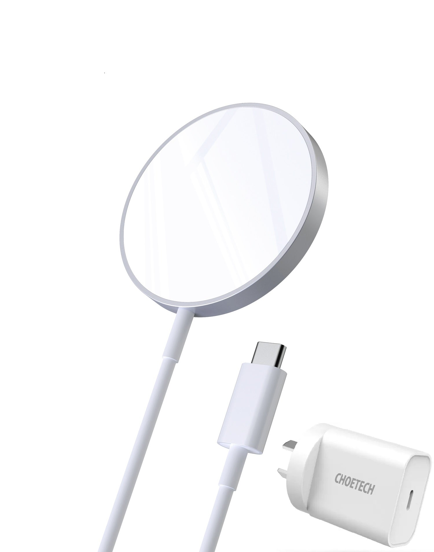 CHOETECH MQ00117-SL (T517+AC) MagLeap Magnetic Wireless Charger + AC - SuperSaverAU - view 1