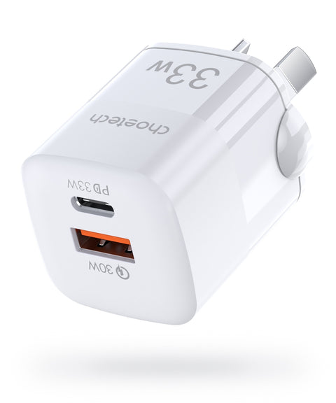 CHOETECH PD5006 33W Dual Port Wall Charger - SuperSaverAU - view 1