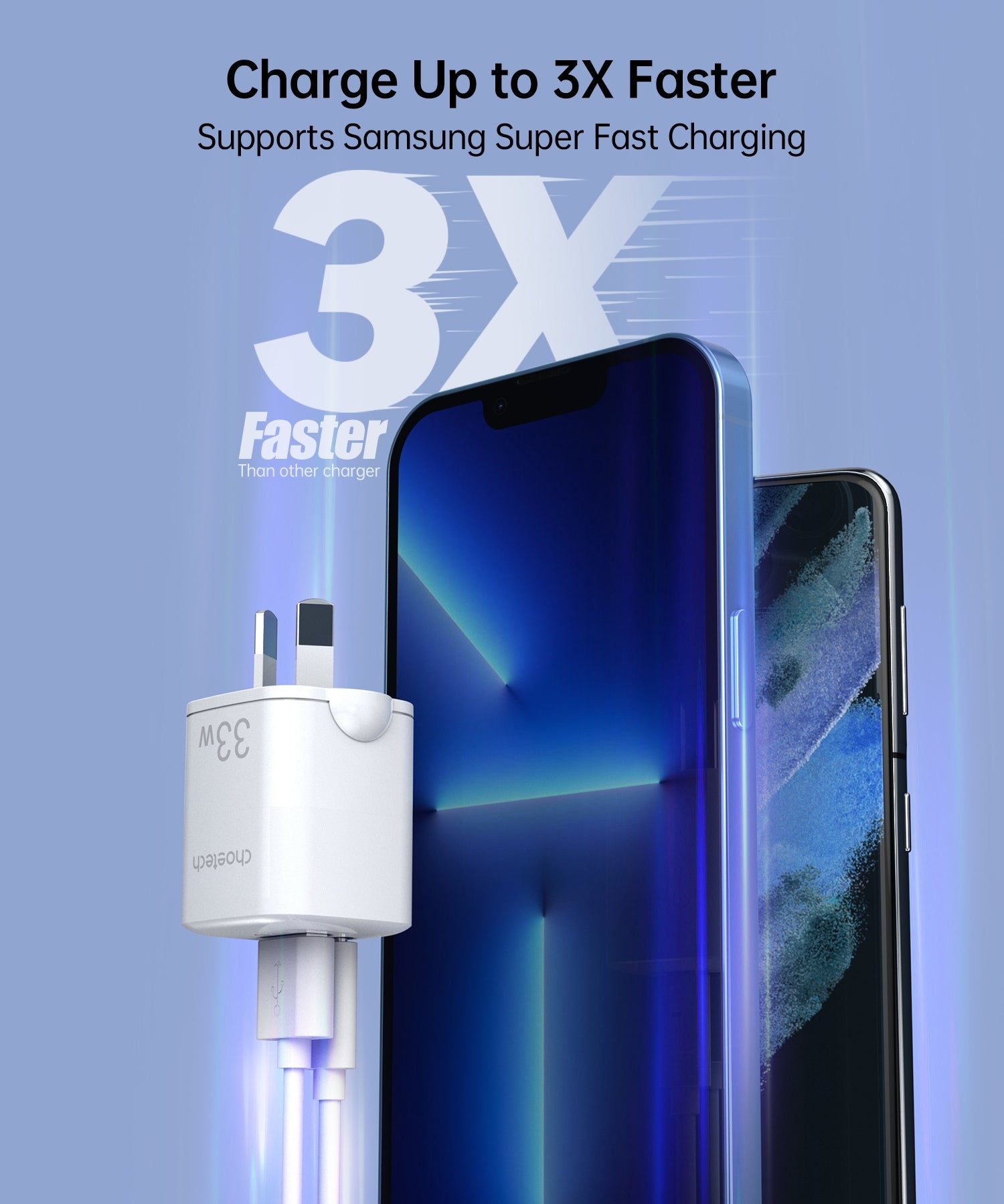 CHOETECH PD5006 33W Dual Port Wall Charger - SuperSaverAU - view 4