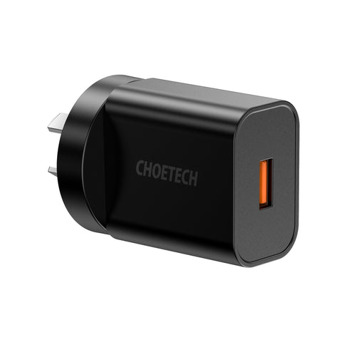 CHOETECH Q5003 18W QC Quick Charger (Black) - SuperSaverAU - view 1