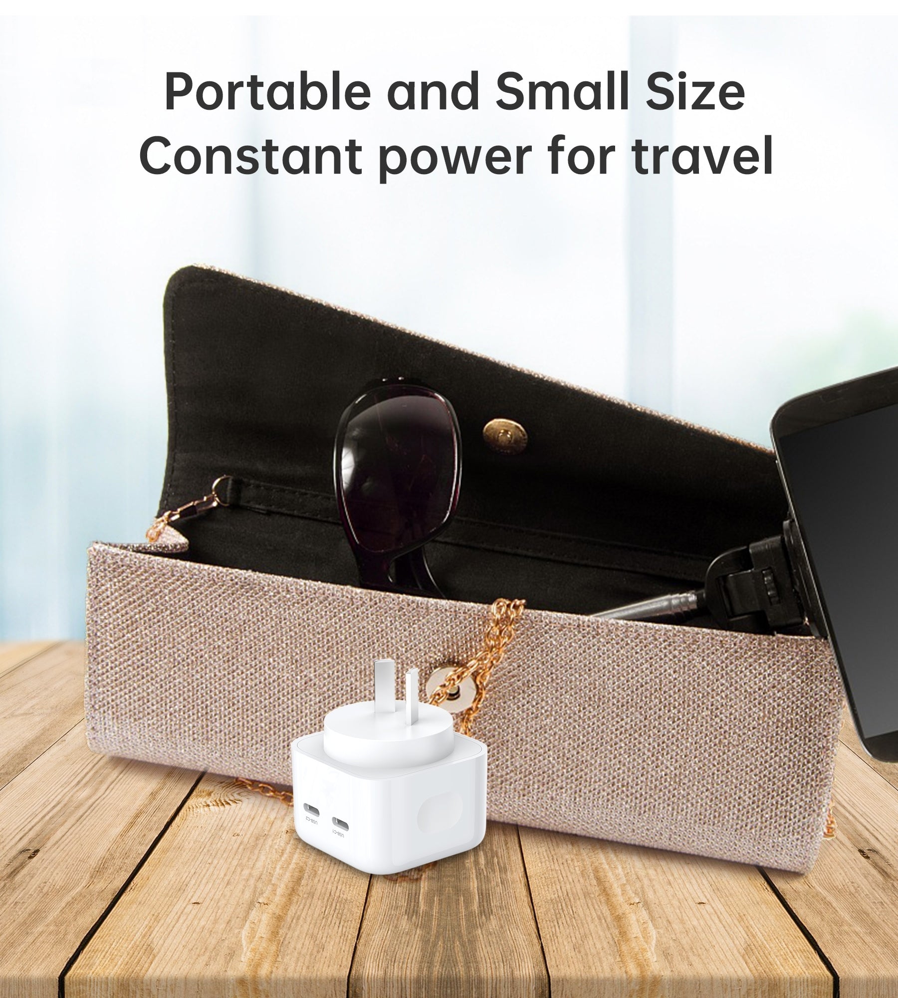 CHOETECH 35W Dual USB-C Charger with Power Delivery, Compact Travel Accessory - SuperSaverAU - view 8