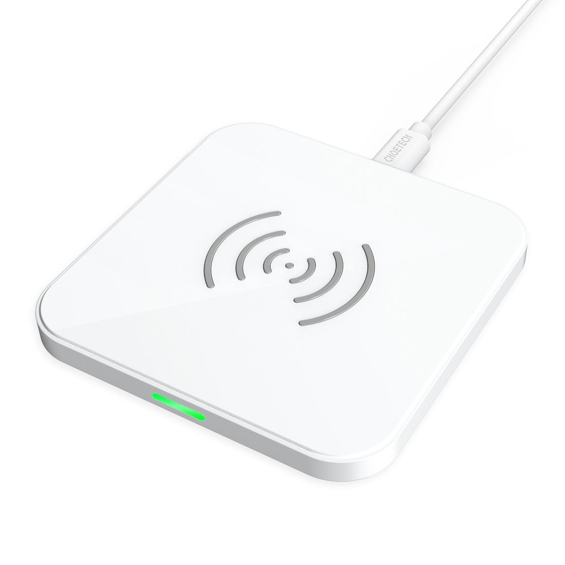 CHOETECH T511-S 10W/7.5W Fast Wireless Charger Pad (White) - SuperSaverAU - view 1
