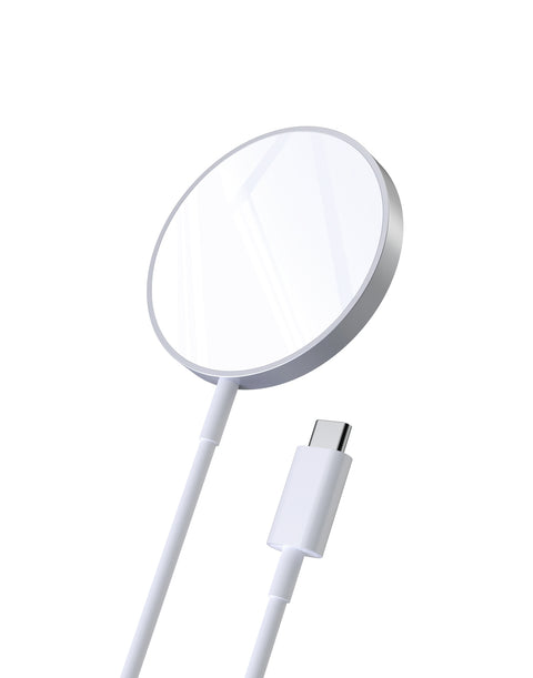 CHOETECH T517-F 15W Magsafe Magnetic Wireless Charger White 1.5M - SuperSaverAU - view 1