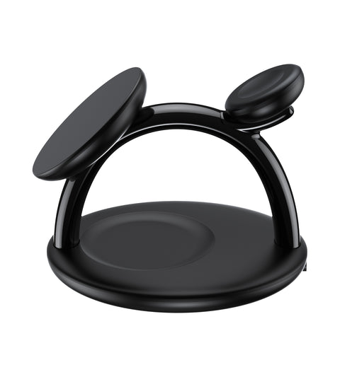 CHOETECH T587-F 3-in-1 Magnetic Wireless Charger Station for iPhone 12/13/14/AirPods Pro/iWatch - SuperSaverAU - view 1