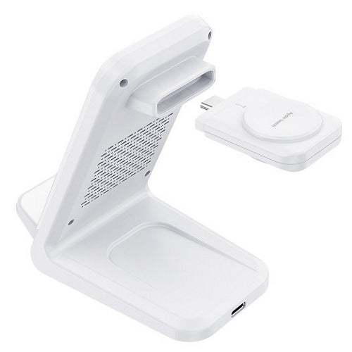 CHOETECH T608-F 15W 4-in-1 Wireless Charger Stand for iWatch and Samsung Watch - SuperSaverAU - view 1