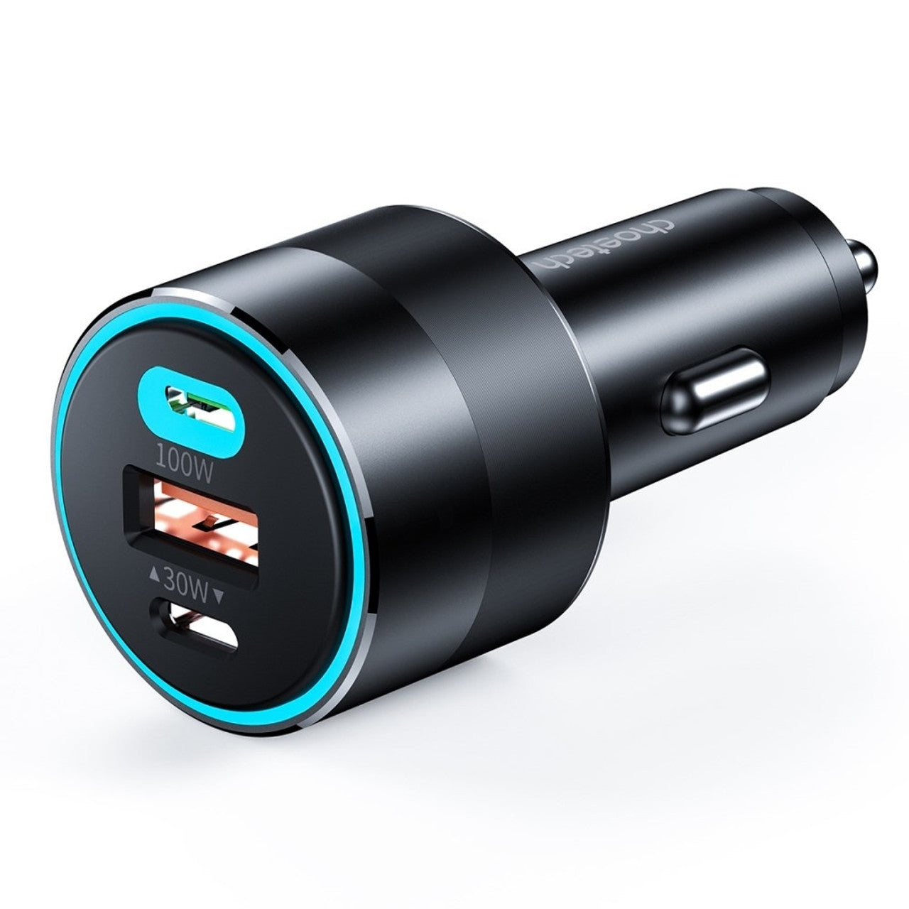 CHOETECH TC0011 130W 3 Ports (Dual USB-C Port PD3.0 + USB-A Port) Fast Car Charger - SuperSaverAU - view 1