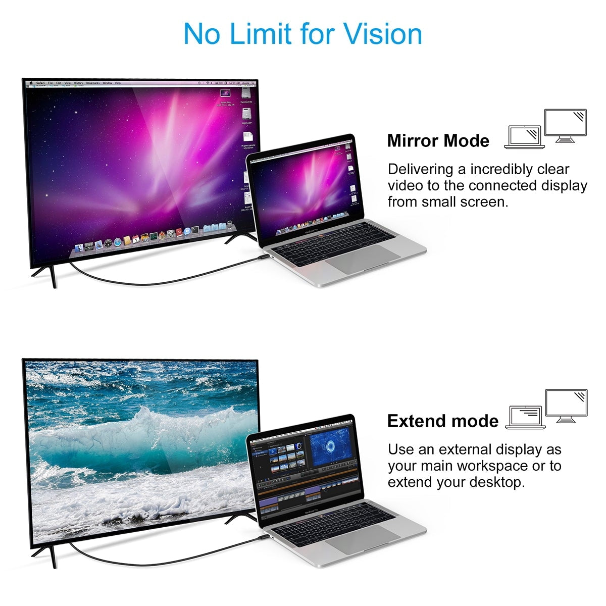CHOETECH XCH-0030 USB-C to HDMI Cable 3M 4K
