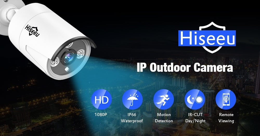 Hiseeu HB624P 4MP H.264 PoE IP Camera