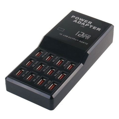 Sabrent 12-Port 60W USB Charge Station for Simultaneous Device Charging - SuperSaverAU - view 1