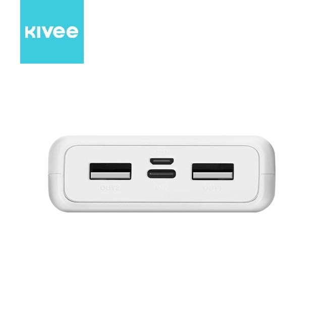 KIVEE PT63 20000mAh Power Bank White - SuperSaverAU - view 5