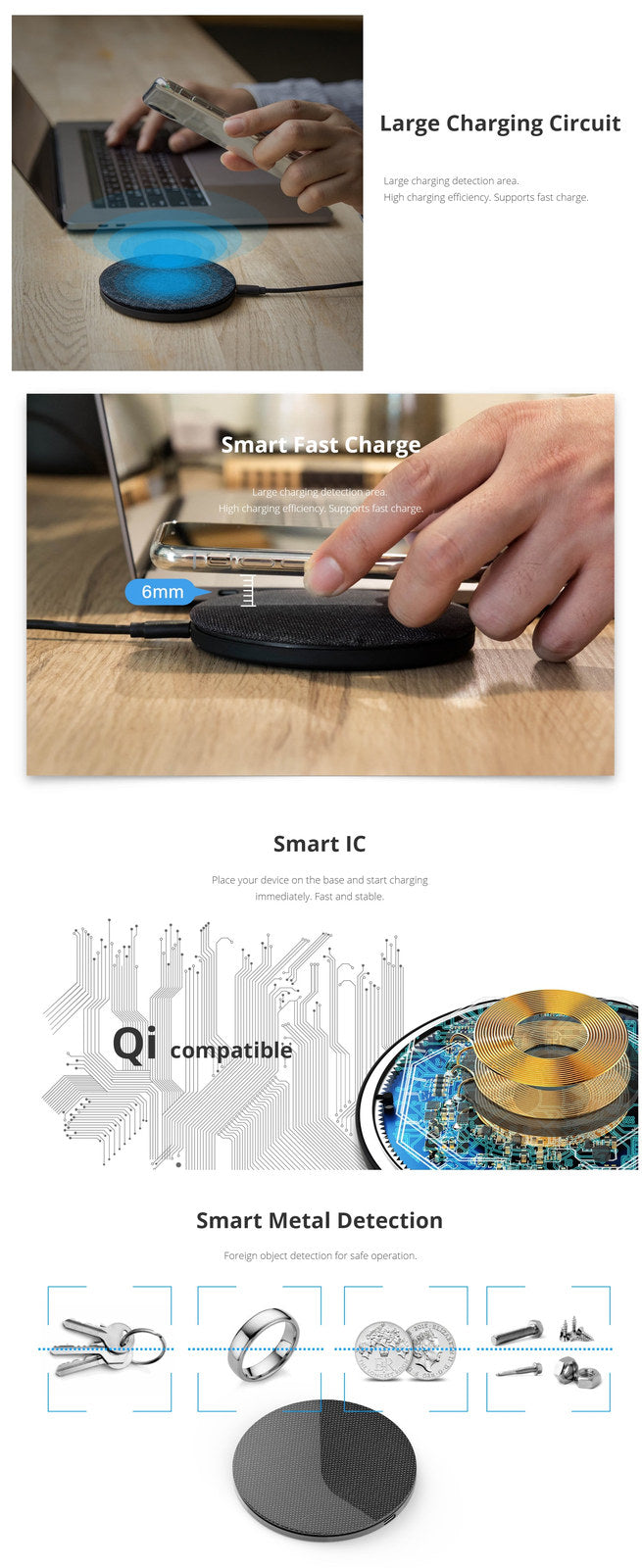 Photofast AirCharge Qi Compatible 10W Fast Charge (SKU:AC8000) - SuperSaverAU - view 4