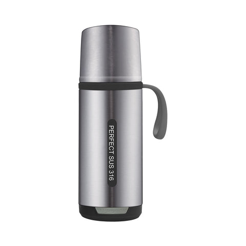 ELESUS 316 Stainless Steel Thermal Bottle - 5-Layer Insulation, Leak Proof, Silver - SuperSaverAU - view 1