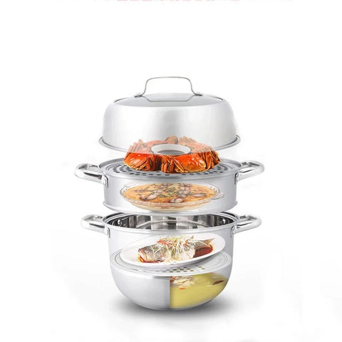 Zhang Xiao Quan 28cm 3-Tier Steamer - SuperSaverAU - view 1
