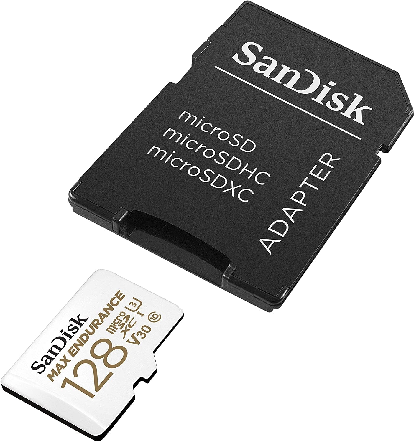 Sandisk Max Endurance Microsdxc Card SQQVR 128G (60 000 HRS) UHS-I C10 U3 V30 100MB/S R 40MB/S W SD Adaptor SDSQQVR-128G-GN6IA - SuperSaverAU - view 3