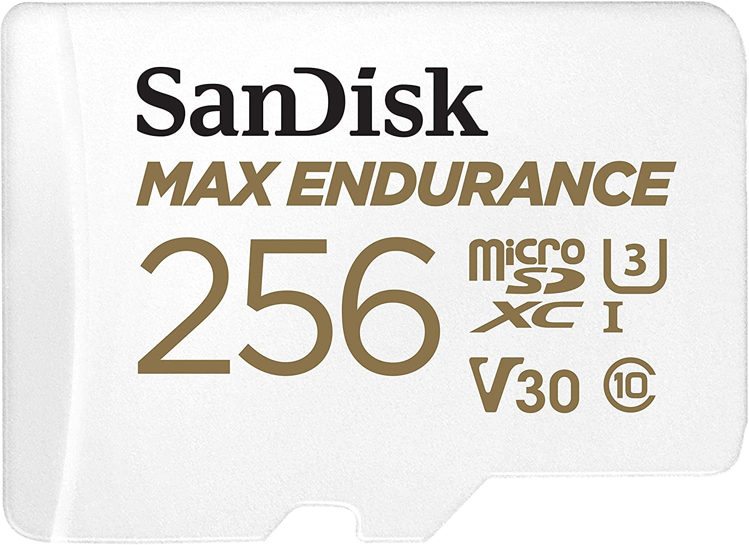 Sandisk Max Endurance Microsdxc Card SQQVR 256G (120 000 HRS) UHS-I C10 U3 V30 100MB/S R 40MB/S W SD Adaptor SDSQQVR-256G-GN6IA - SuperSaverAU - view 1