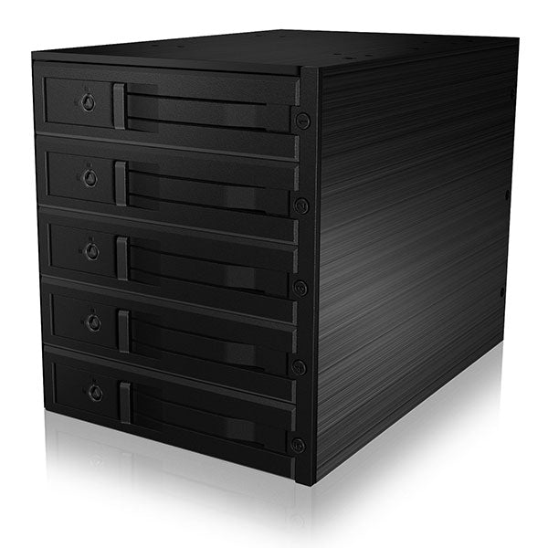 ICY BOX Backplane for 5x 3.5" SATA or SAS HDD in 3x 5.25" bay (IB-565SSK) - SuperSaverAU - view 4
