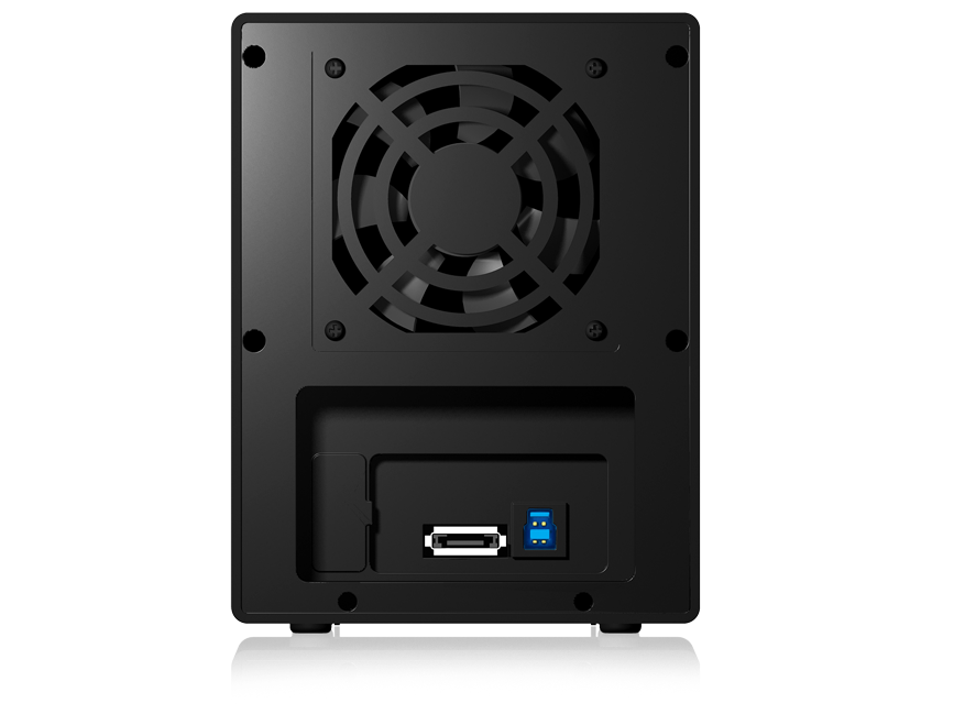 ICY BOX External 4 bay RAID System for 3.5" SATA I / II / III hard disks with USB 3.0 and eSATA (IB-RD3640SU3) - SuperSaverAU - view 2