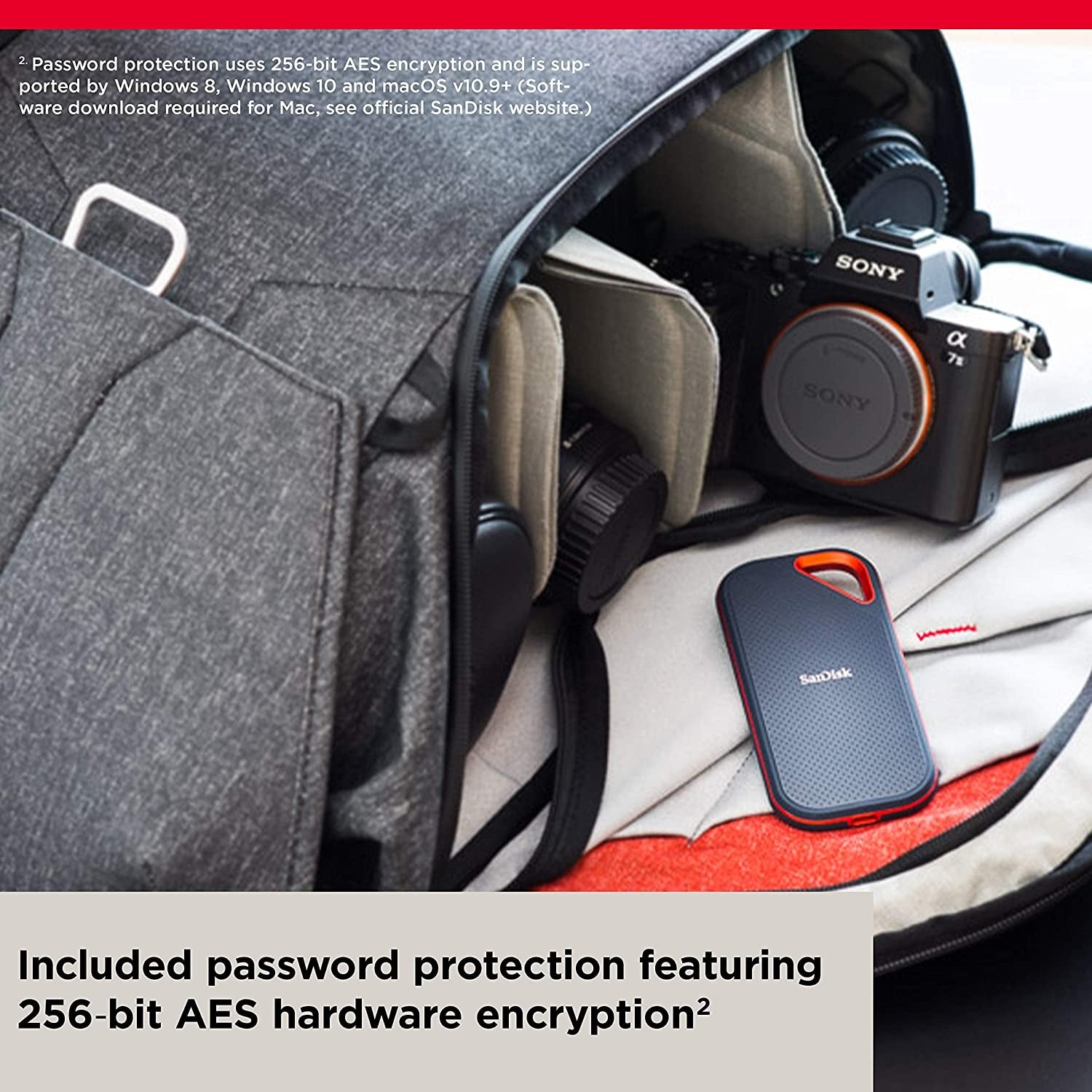 SanDisk Extreme PRO Portable SSD V2 2000MB/s - 1TB