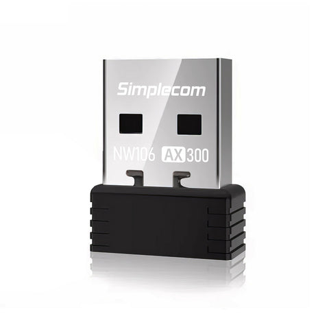 Simplecom NW106 AX300 Wi-Fi 6 USB Nano Adapter 286Mbps