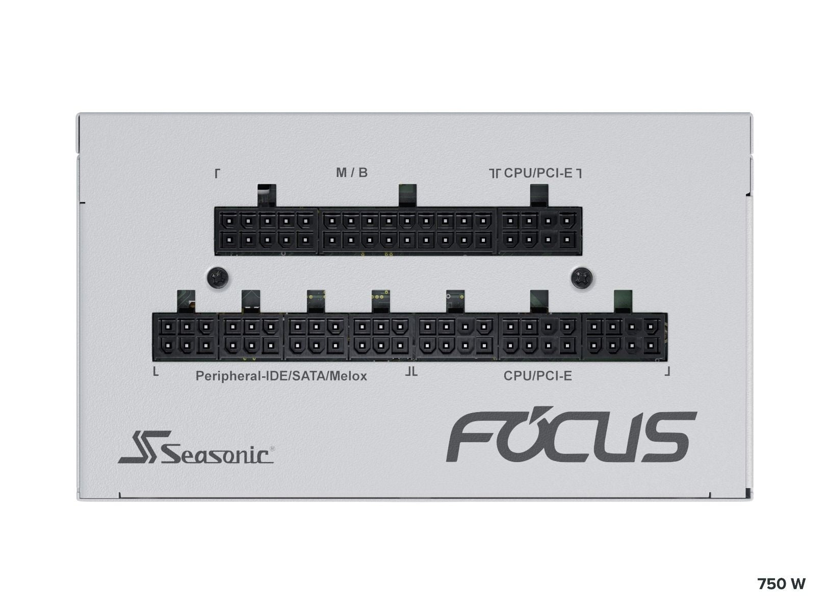 Seasonic FOCUS GX-750 White 750W ATX 3.0 Gold Modular PSU - SuperSaverAU - view 5