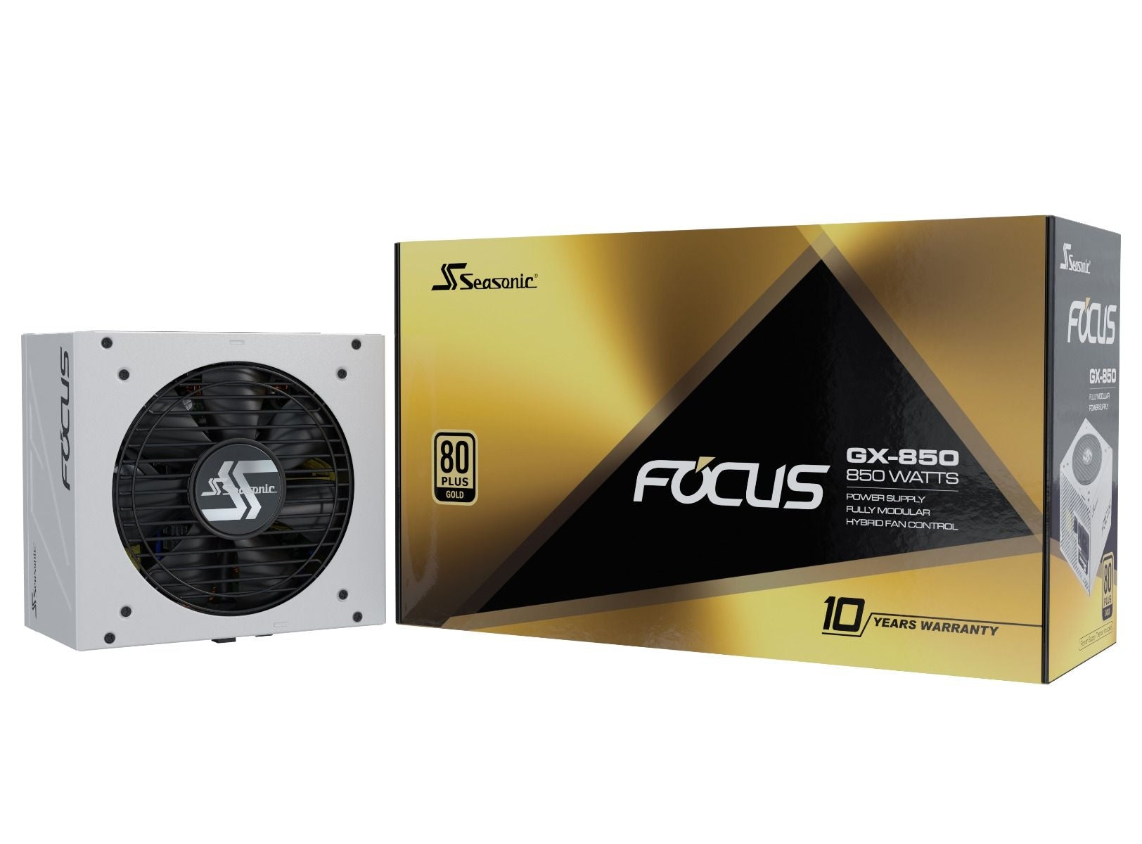 Seasonic FOCUS GX-850 White 850W ATX 3.0 Gold Modular PSU - SuperSaverAU - view 8