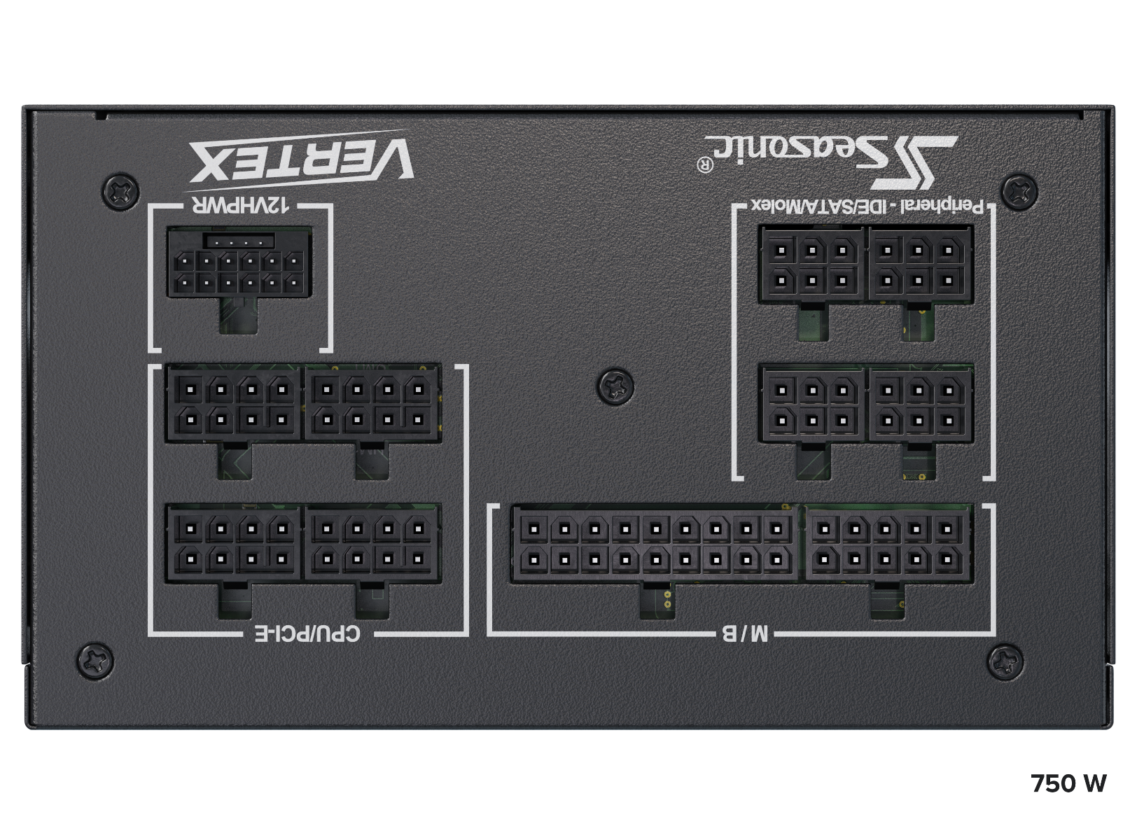 Seasonic VERTEX 750W (GX-750) 80 PLUS Gold Modular PSU ATX 3.0 - SuperSaverAU - view 4