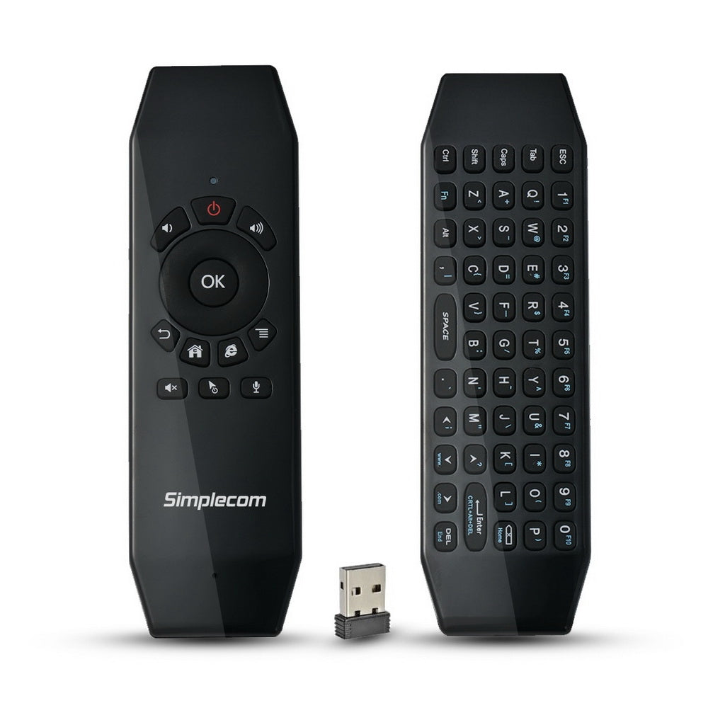 Simplecom RT150 Wireless Air Mouse Keyboard with IR Learning