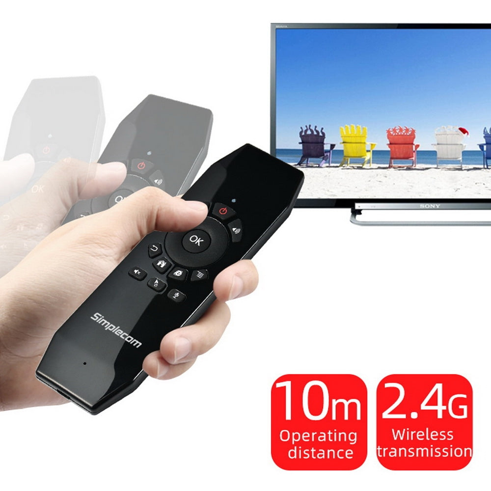 Simplecom RT150 Wireless Air Mouse Keyboard with IR Learning