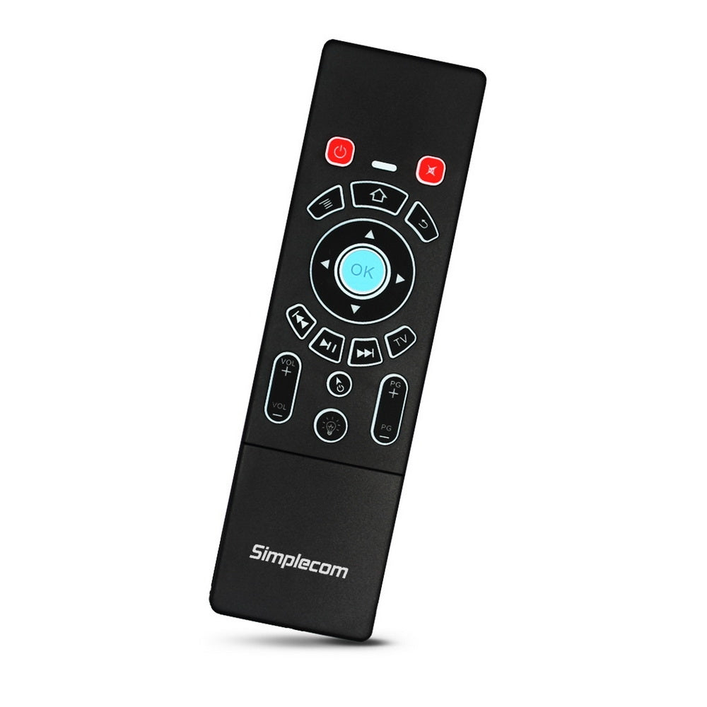 Simplecom RT250 Rechargeable 2.4GHz Wireless Air Mouse Keyboard with Touchpad & Backlight - SuperSaverAU - view 2