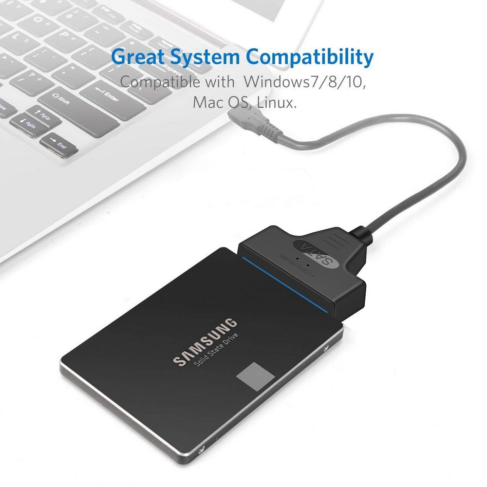 Simplecom SA128 USB 3.0 to SATA Adapter Cable for 2.5" SSD/HDD - SuperSaverAU - view 2