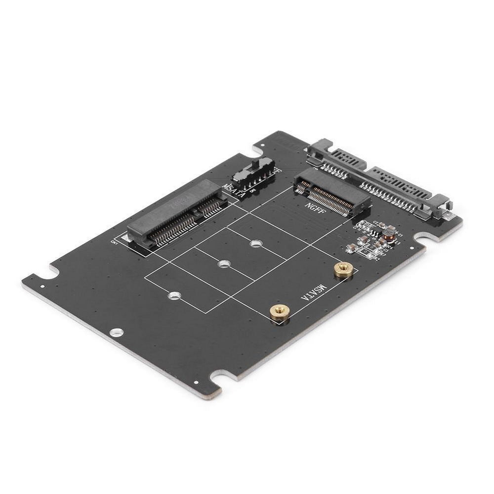 Simplecom SA207 mSATA + M.2 (NGFF) to SATA 2 In 1 Combo Adapter - SuperSaverAU - view 2