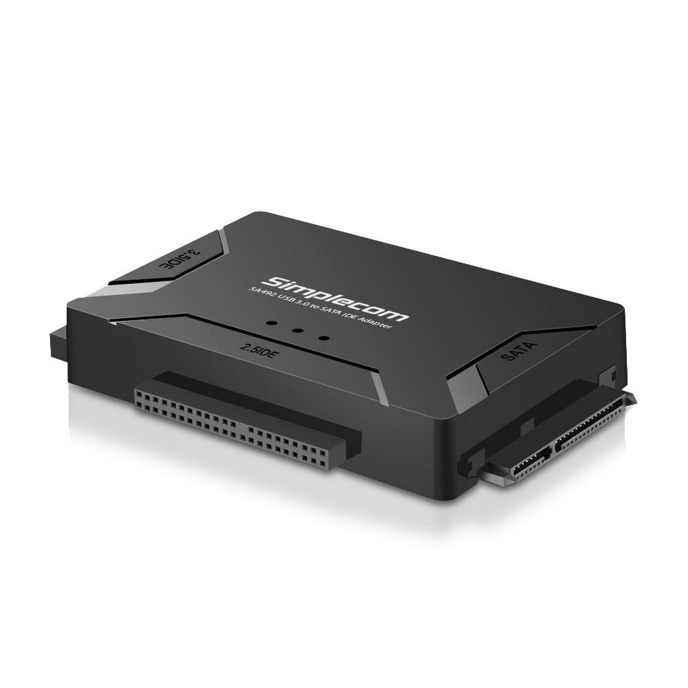 Simplecom SA492 USB 3.0 to 2.5/3.5/5.25 inch SATA IDE Adapter with Power Supply - SuperSaverAU - view 2