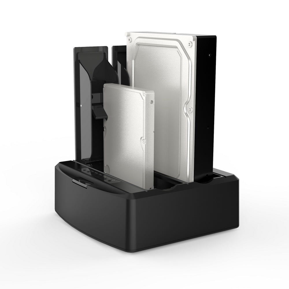 Simplecom SD312 Dual Bay USB 3.0 Docking Station for 2.5" and 3.5" SATA Drive Black - SuperSaverAU - view 2